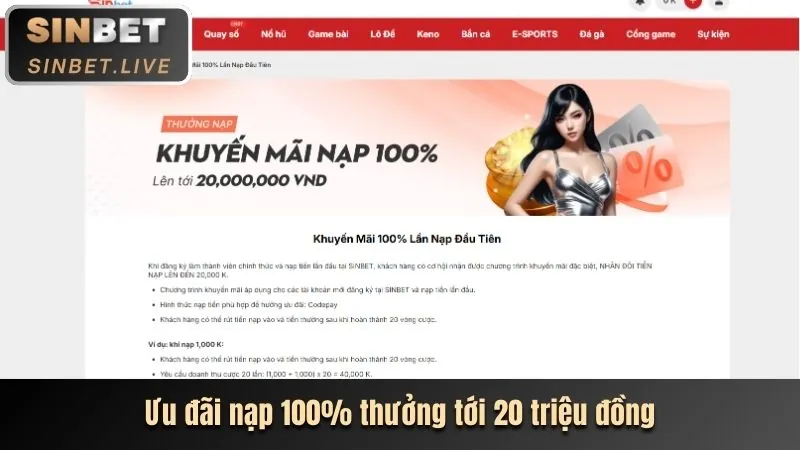 Hình ảnh tiền thưởng lớn chào mừng thành viên mới khi tải ứng dụng FC88